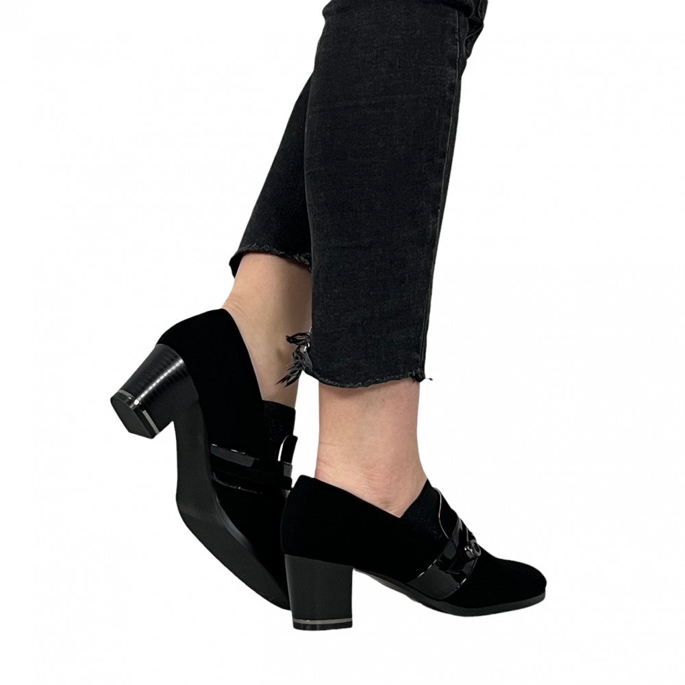 Pantofi Cu Toc Begonia 3 Negru