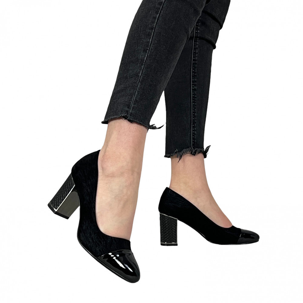 Pantofi Cu Toc Belinda 2 Negru