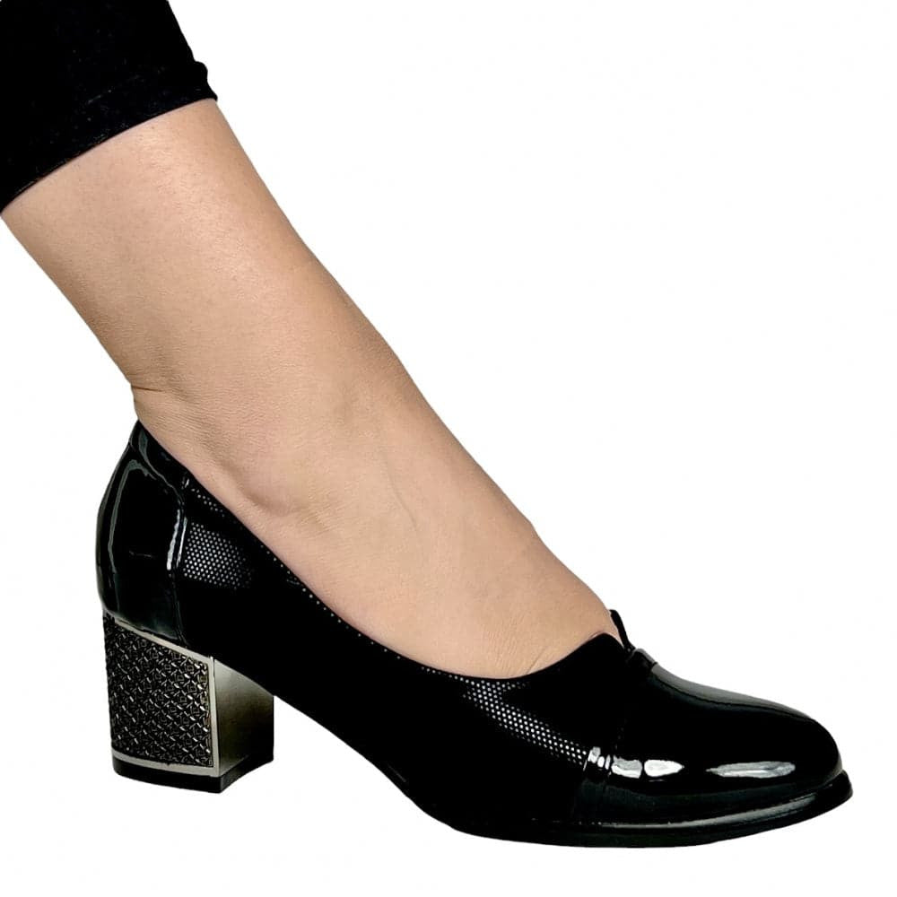 Pantofi Cu Toc Belinda 4 Negru