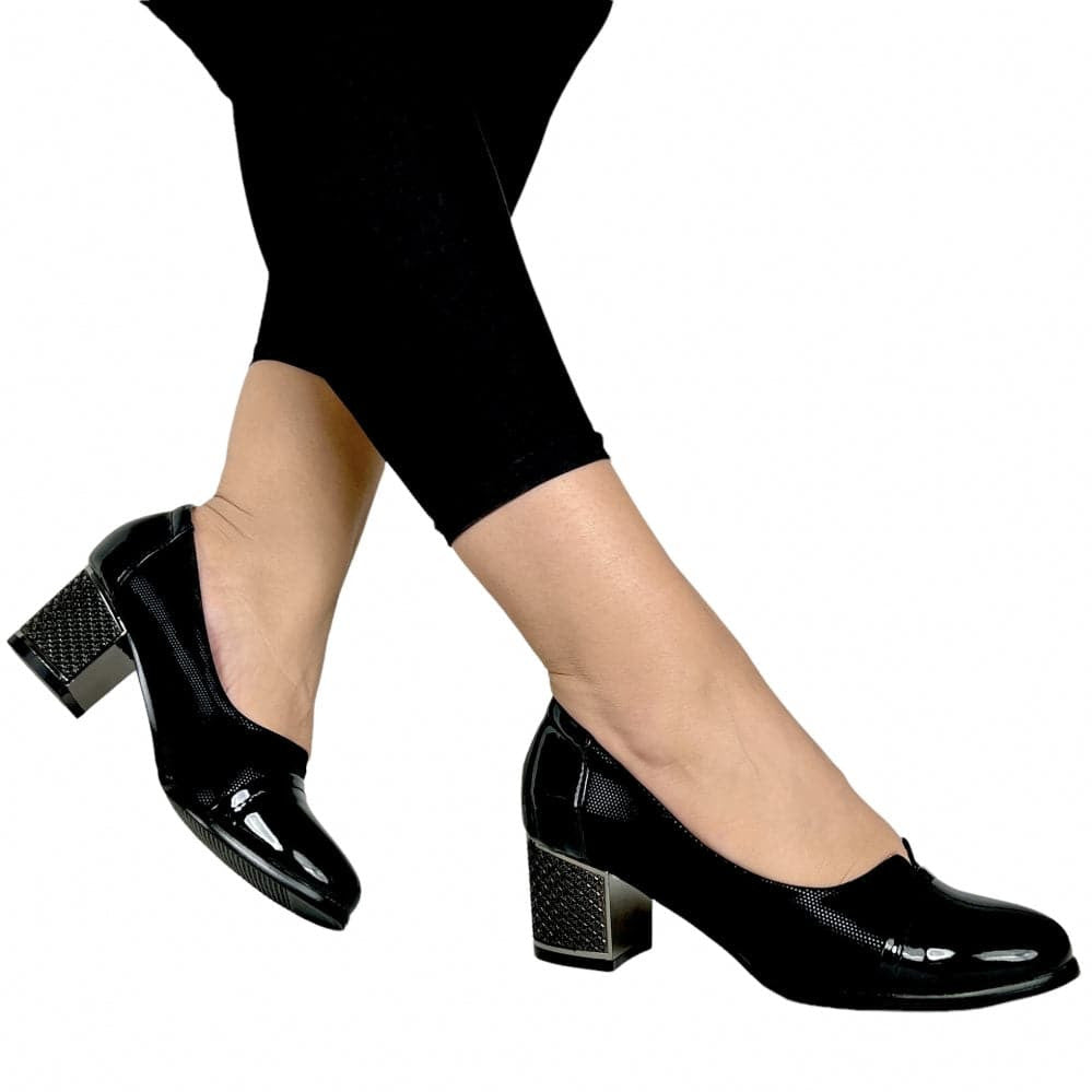 Pantofi Cu Toc Belinda 4 Negru