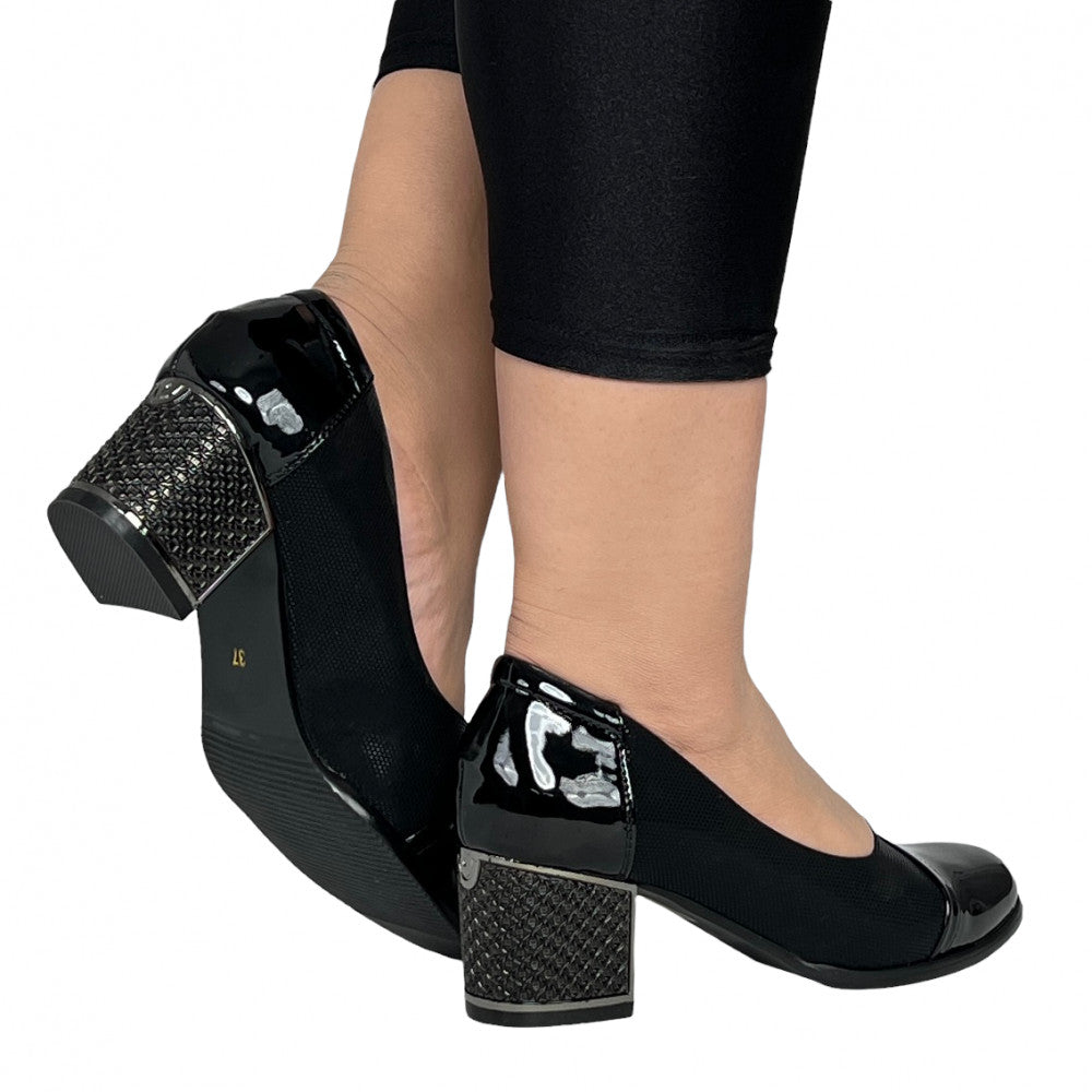 Pantofi Cu Toc Belinda 4 Negru