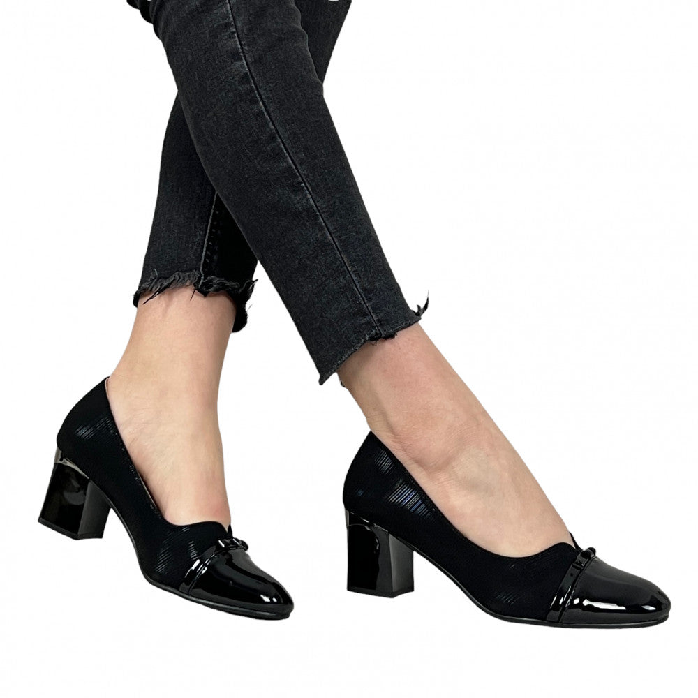 Pantofi Cu Toc Belinda 5 Negru