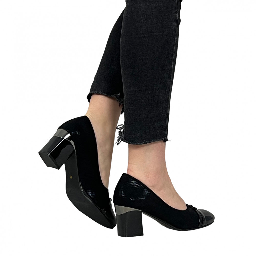Pantofi Cu Toc Belinda 5 Negru