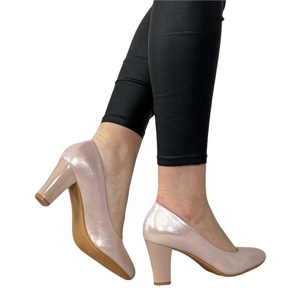 Pantofi cu toc Clarie Bej