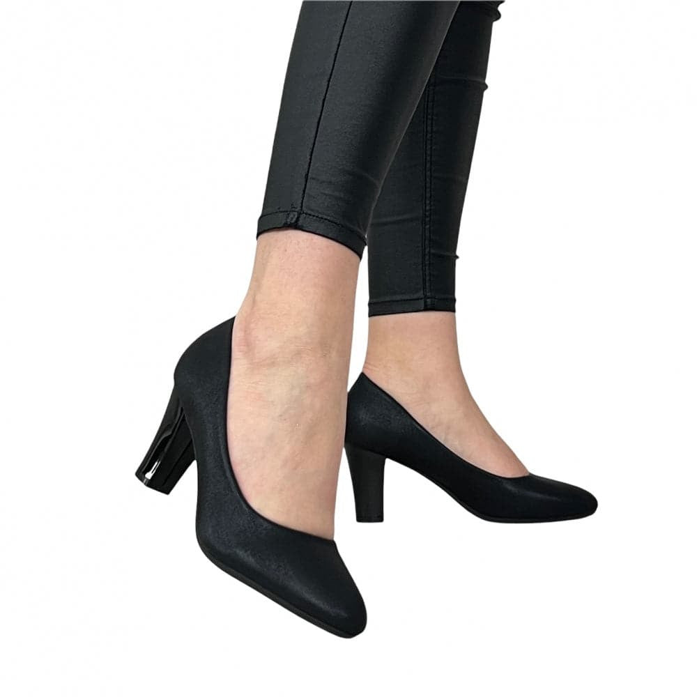 Pantofi cu toc Clarie Negru