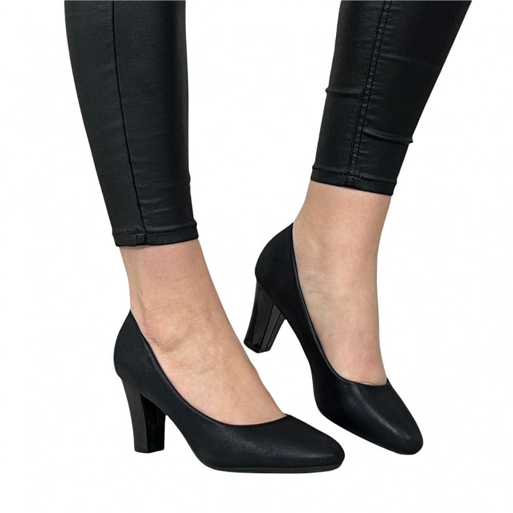 Pantofi cu toc Clarie Negru