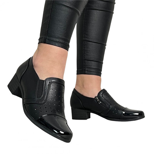 Pantofi Cu Toc Lavisa Negru