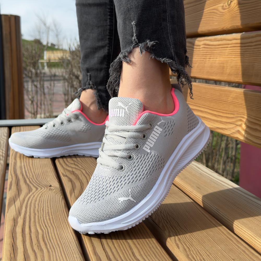 Pantofi Sport Dama Gri Cod BR 1001 - BristoGool