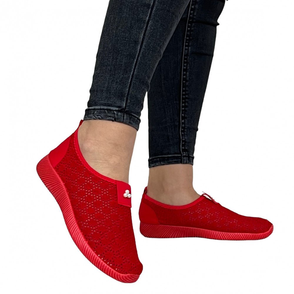 Pantofi Sport Mergos Rosu - BristoGool