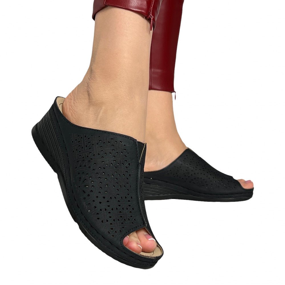 Papuci Visera Negru - BristoGool