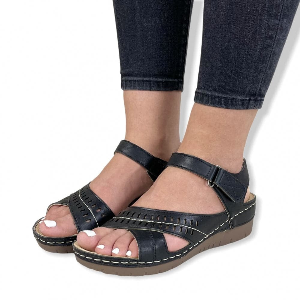 Sandale India Negru