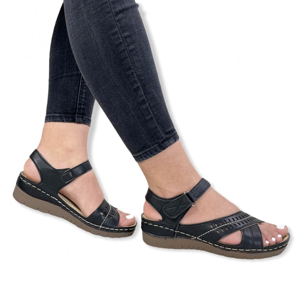 Sandale India Negru