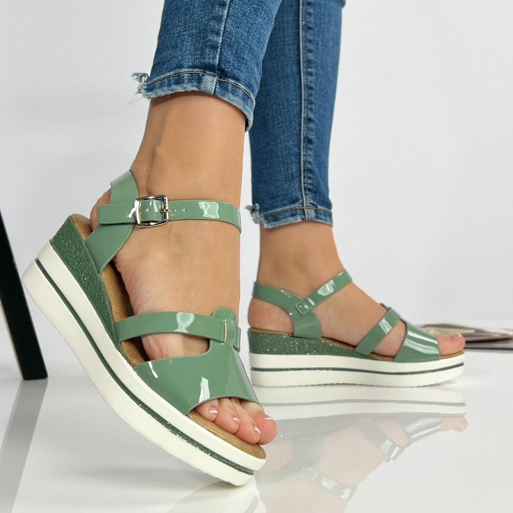 Sandale Iuliana Verde